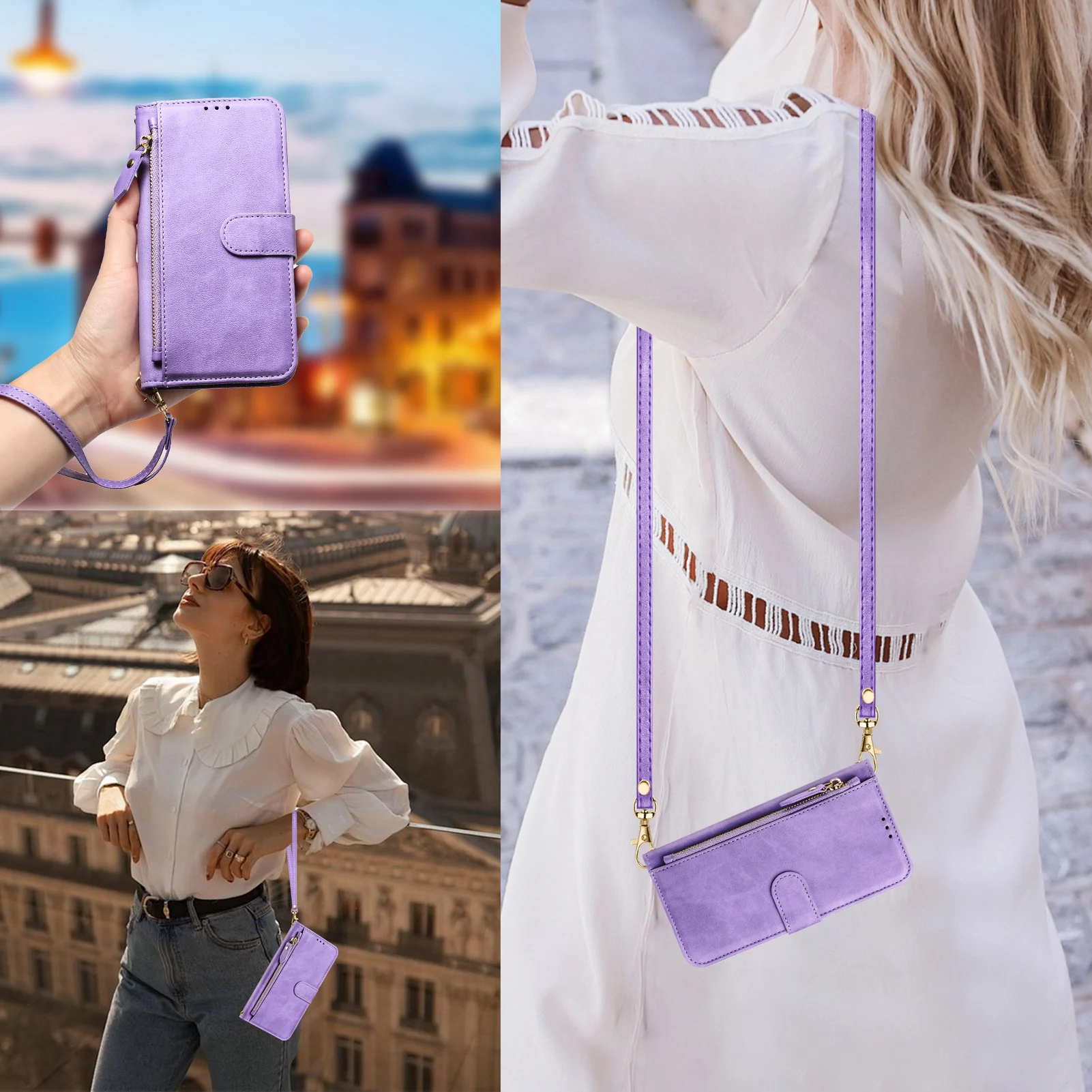 Leather Card Wallet - Étui portefeuille en cuir pour POCO