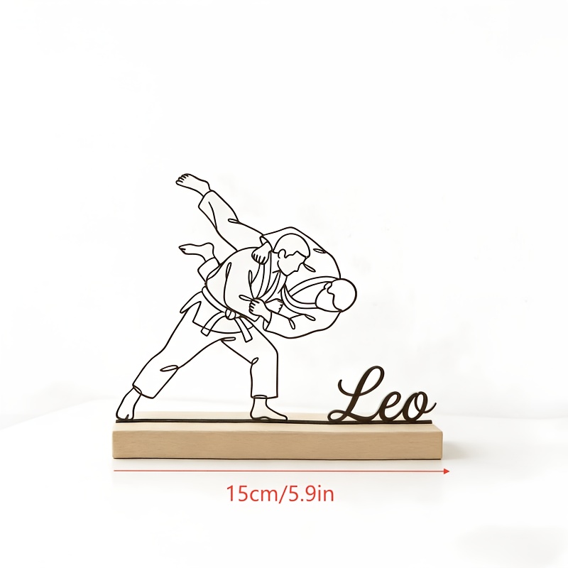 Statue d'arts martiaux de judo - Personalized Engraved Gift avis et prix