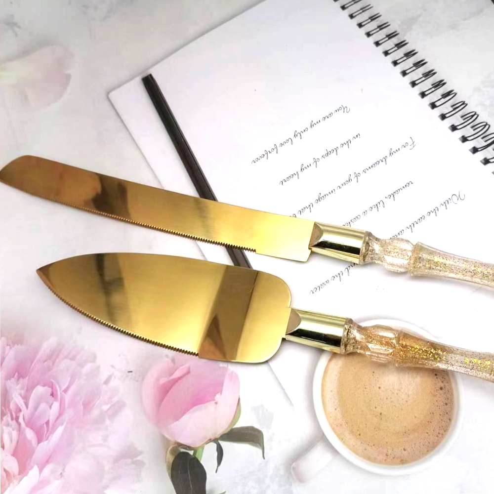 Ensemble de couteaux à gâteau  - Personalized Engraved Gift avis et prix