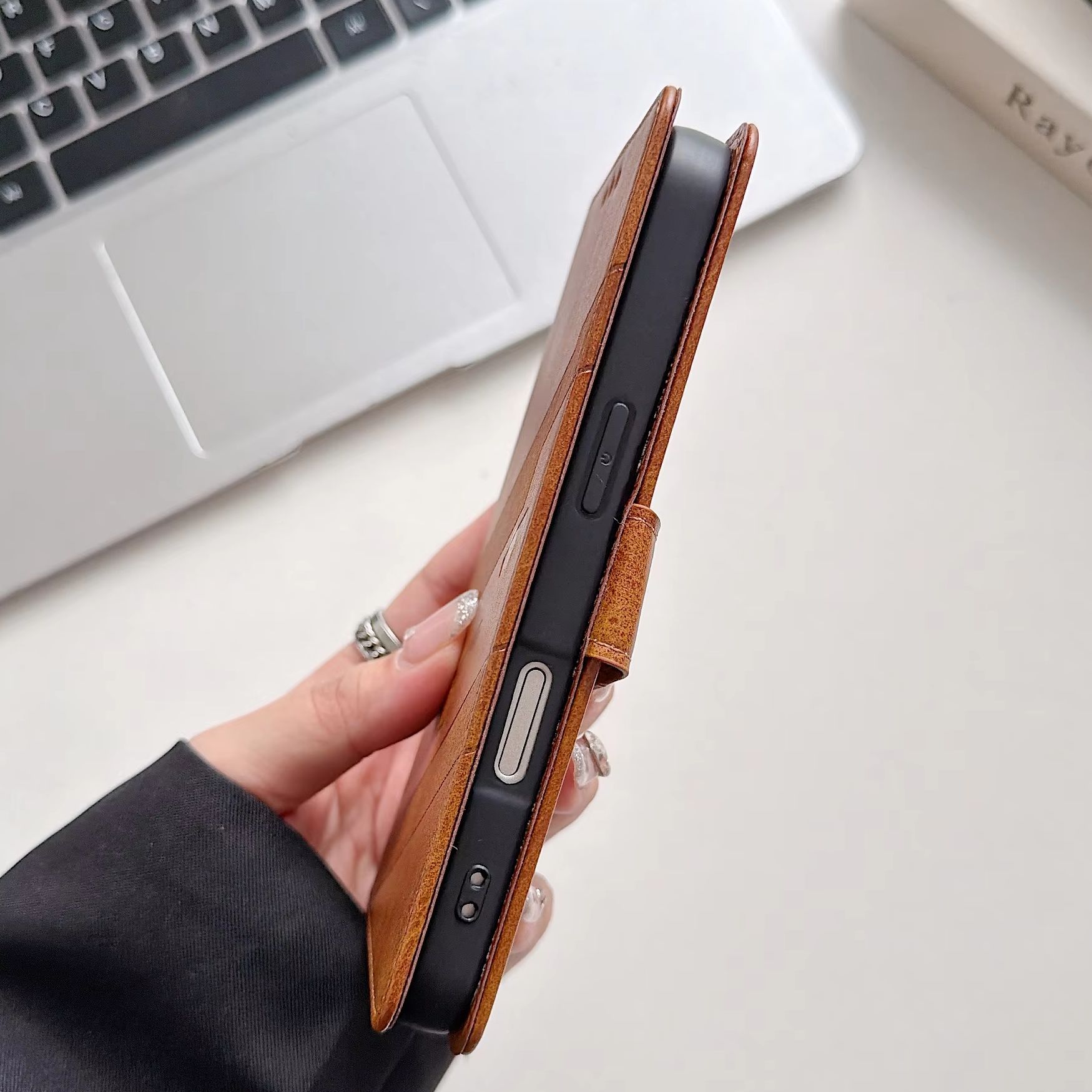 Étui portefeuille en cuir PU p - Leather Card Wallet avis et prix